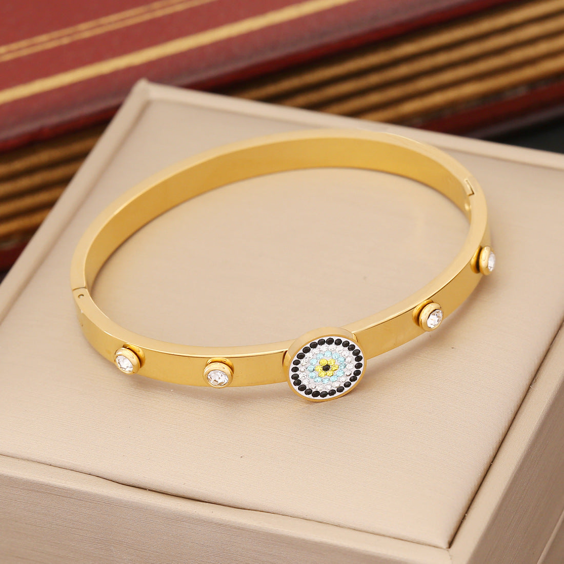 Wholesale Drip Oil Eye Stainless Steel Bracelet