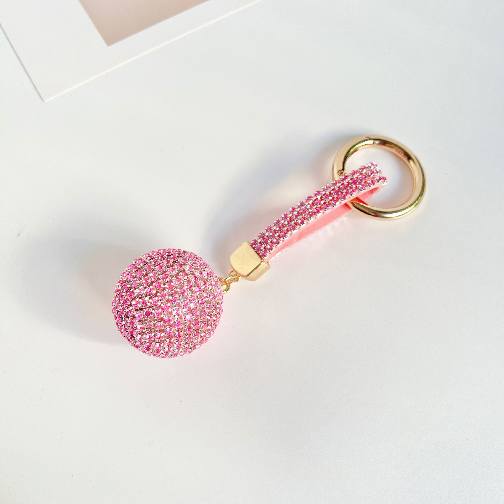 Wholesale Water Diamond Ball Keychains