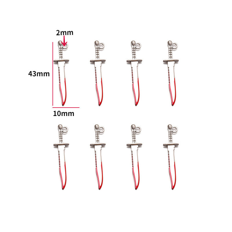 Wholesale 10pcs  Jewelry Accessories 20 Anime Weapons Decorations