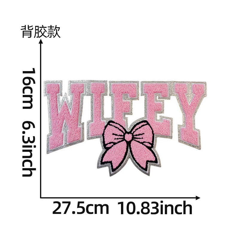 Wholesale Team sequin sports embroidery DIY Patches