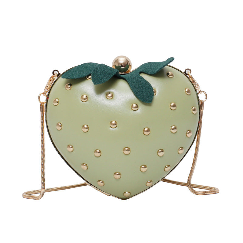 Wholesale PU Strawberry Messenger Bag