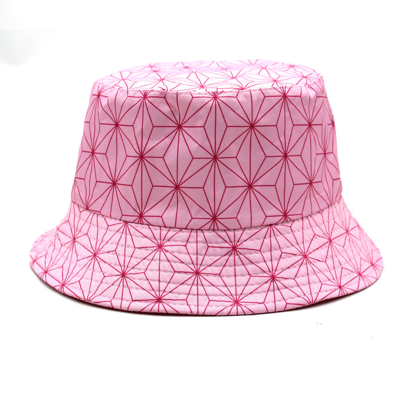 Wholesale Printed bucket hat Japanese style sun bucket hat