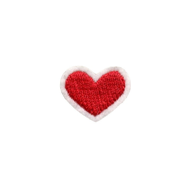 Wholesale Embroidery Thread Self Adhesive Patch Set Heart And Flower Designs For Clothing And Towel Decor Boutique Resale