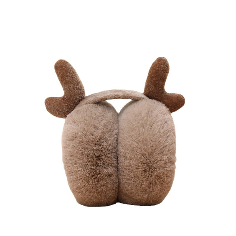 Wholesale Warm Plush Winter Girl Cute Antifreeze Folding Ear Warmer