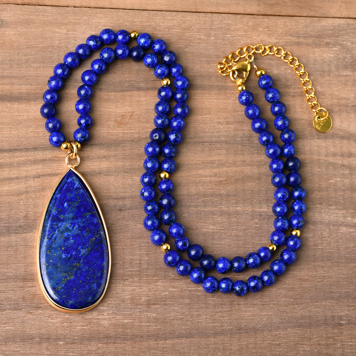 Wholesale  Natural Lapis Beaded Necklace