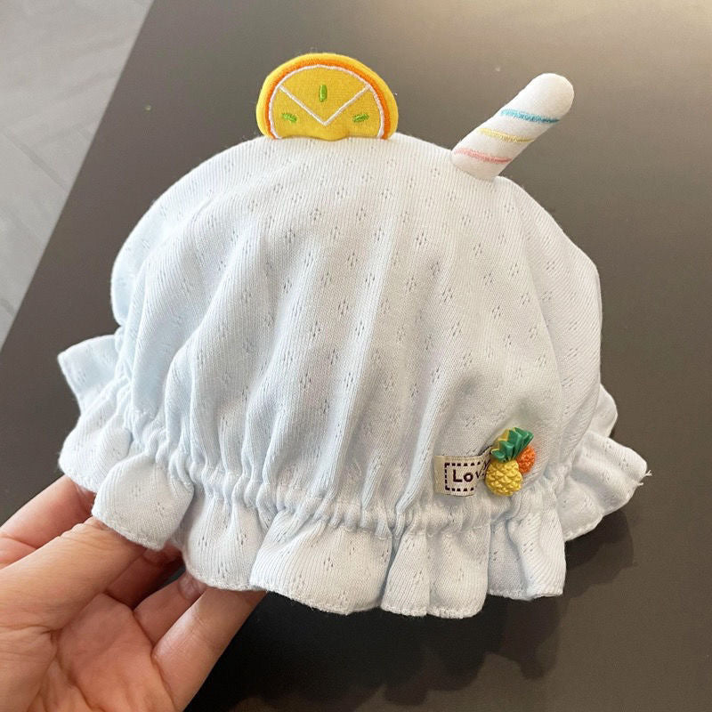 Wholesale Cotton Kids Summer Thin Mesh Bucket Hat