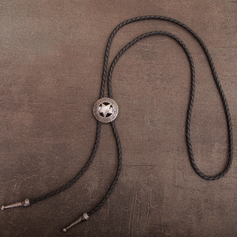 Wholesale Personality Pattern Alloy Polo Tie Fashion Collar Necklace