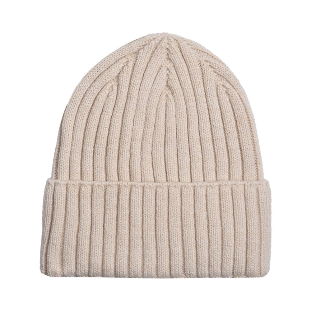 Wholesale Winter Hat Solid Color Knitted Hat Woolen Hat