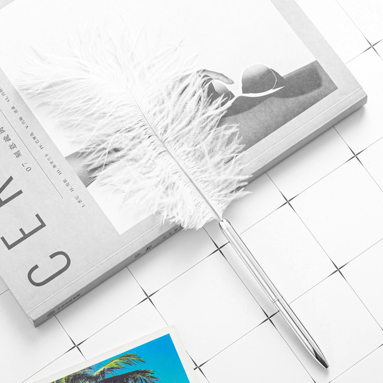 Wholesale Color Feather Pen Ballpoint Pen