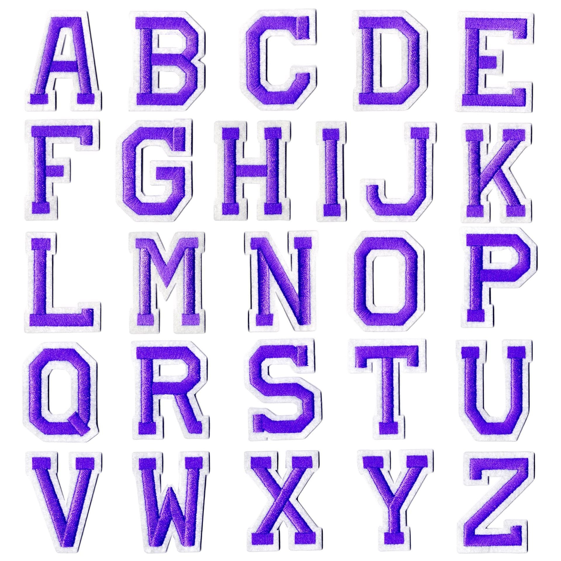 Wholesale Fabric Embroidered Alphabet Patches 26 Gold Letters Set For DIY Clothing Towel Decorative Gift
