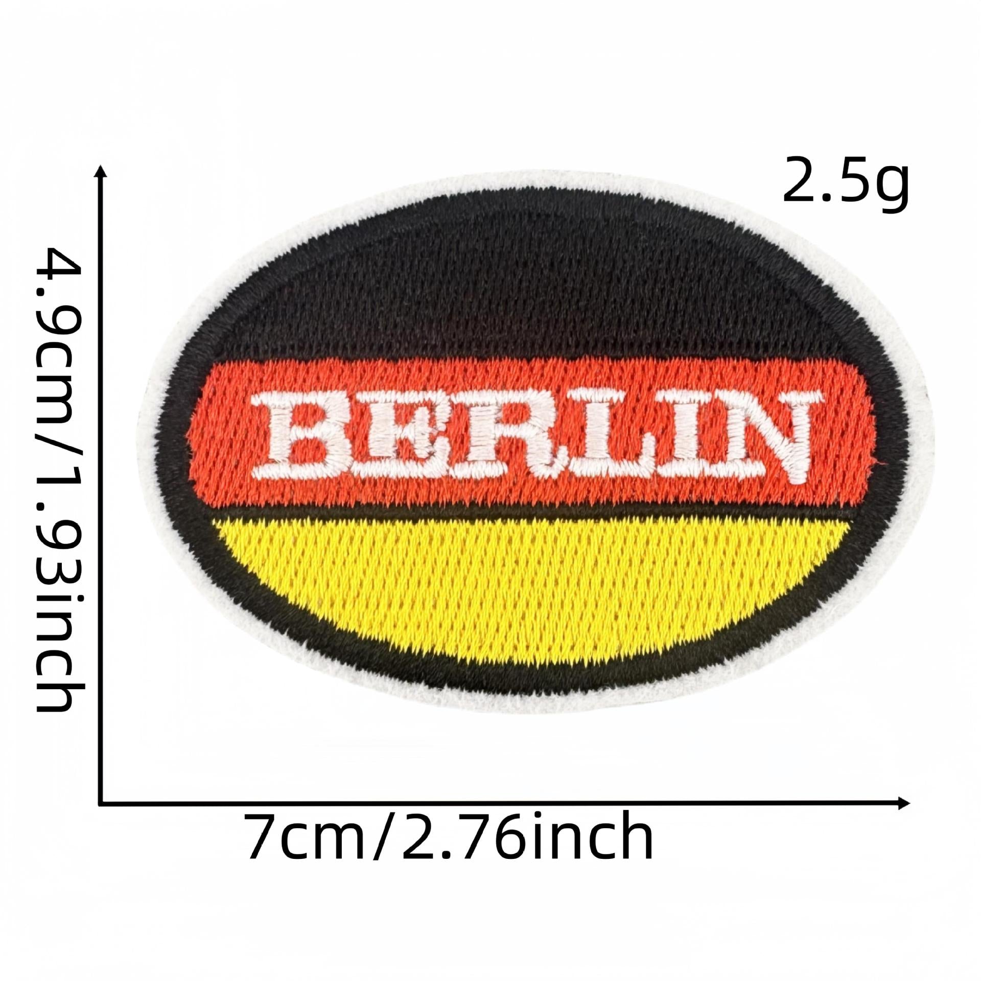 Wholesale Cartoon World Landmark Pattern Embroidery DIY Patches