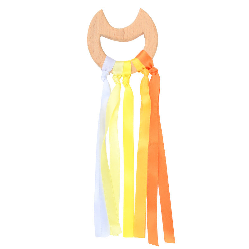 Wholesale Baby Colorful Beech Wood Baby Teether Toys