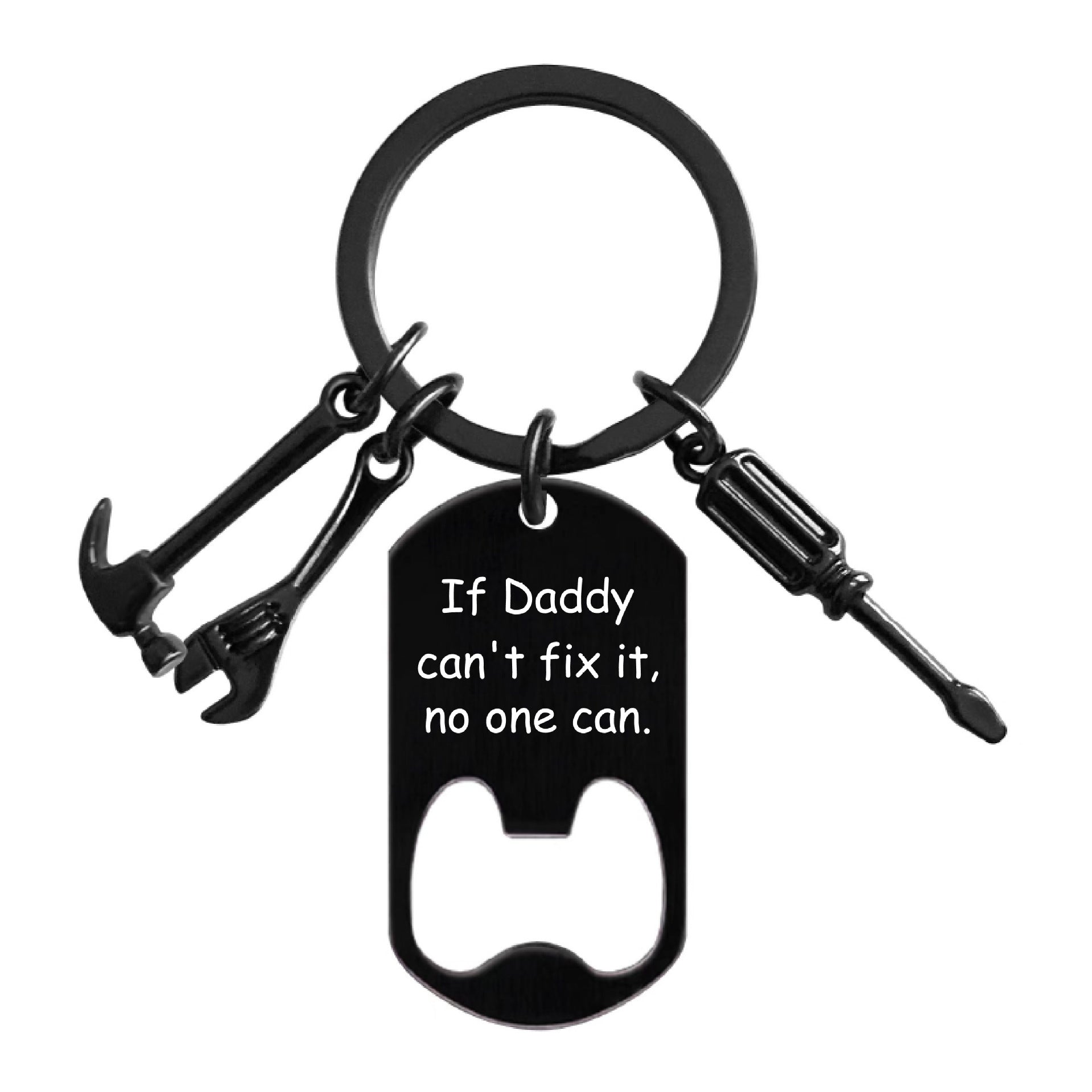 Wholesale Father's Day Gift Engraving Metal Keychain