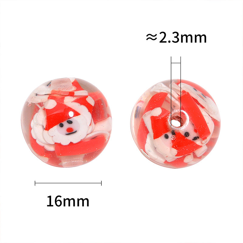 Wholesale 10pcs/pack Christmas snowflake  Acrylic Beads