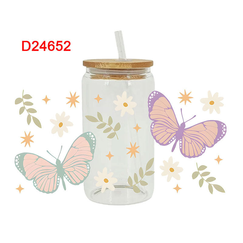 Wholesale UV Transfer Paste Glass Crystal Label Crystal Paste 16OZ UV DTF WRAPS