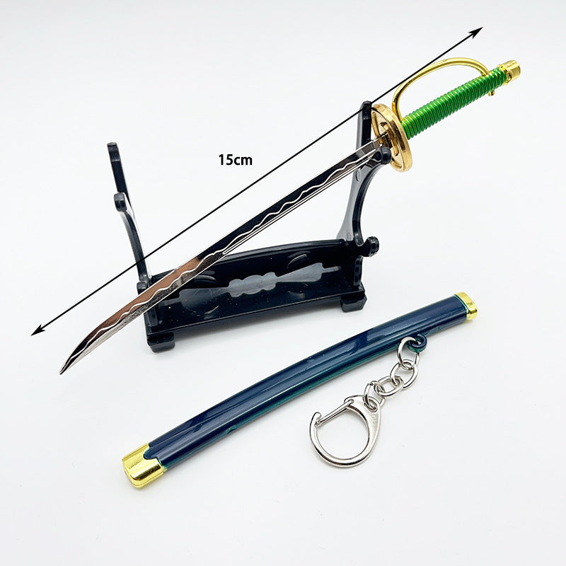 Wholesale Anime Peripheral One Piece Alloy Weapon Model Pendants