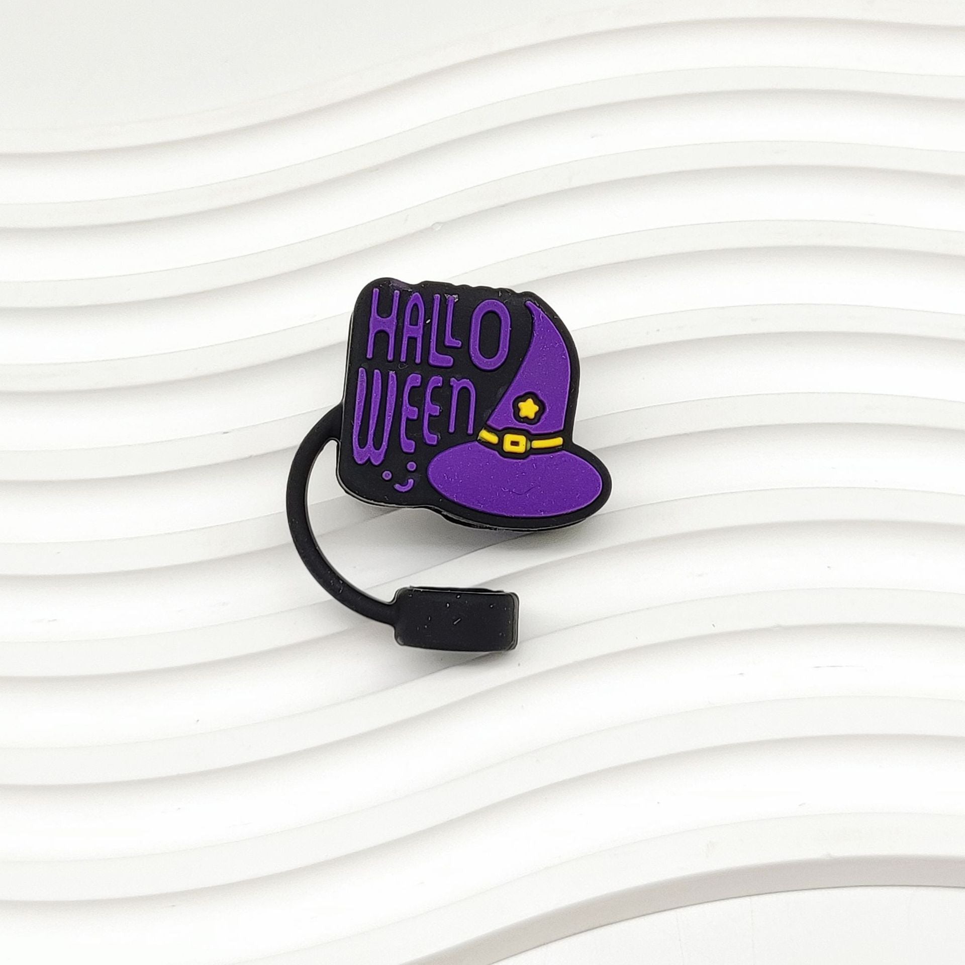 Wholesale 10pcs Halloween Food Grade Silicone 10mm Straw Plug Straw Cap