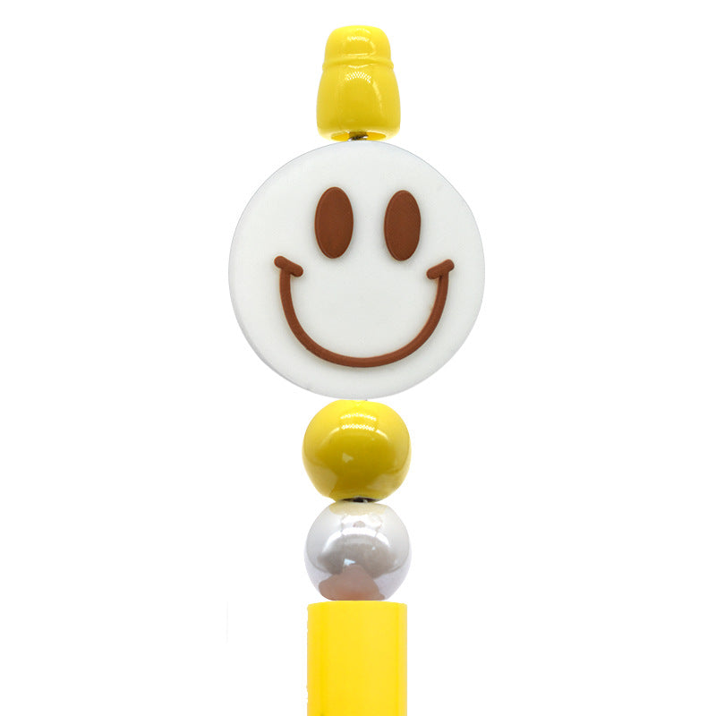 Wholesale Smiley face series cartoon flower Focal Beads