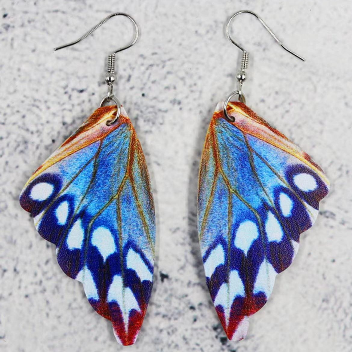 Wholesale Butterfly Wing Earrings,  Eco-Friendly Leather Earrings