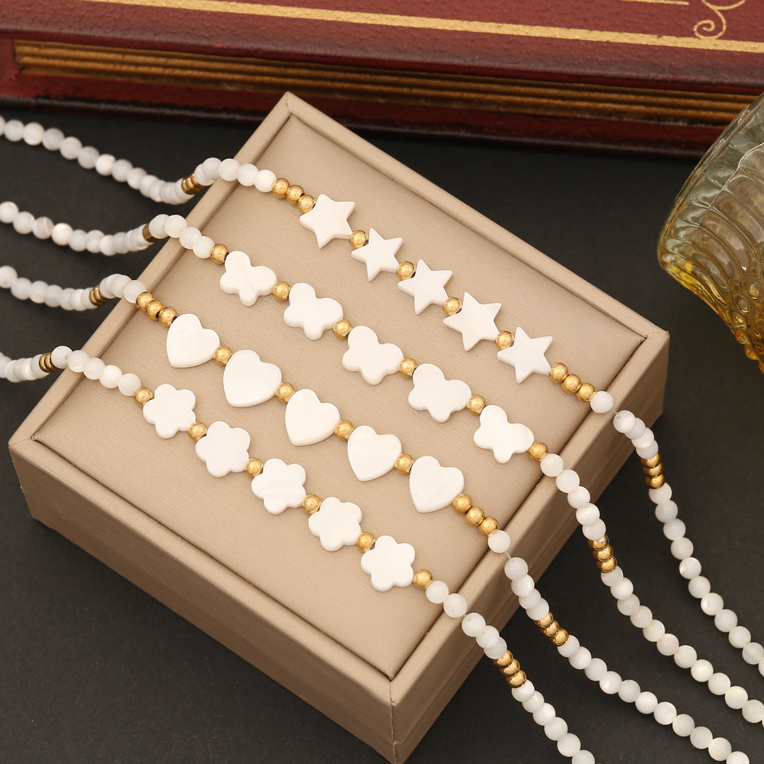 Wholesale Seashell Heart Star Butterfly Stainless Steel Necklaces