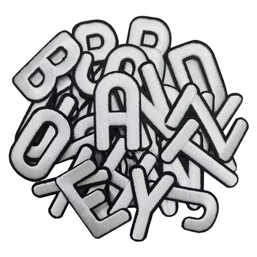 Wholesale A-Z alphabet embroidery patch