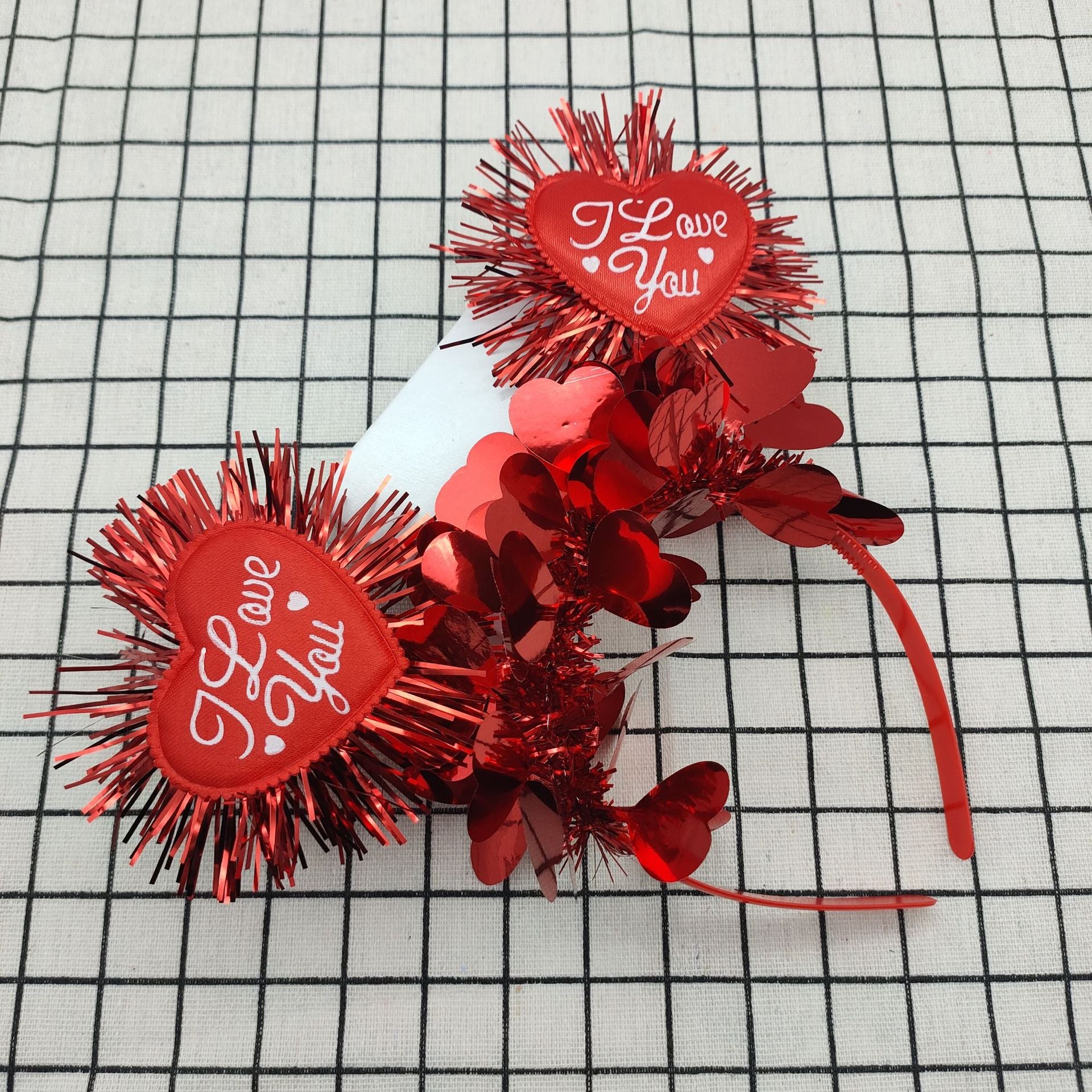 Wholesale Valentine's Day love dance wedding dress headband single party headdress