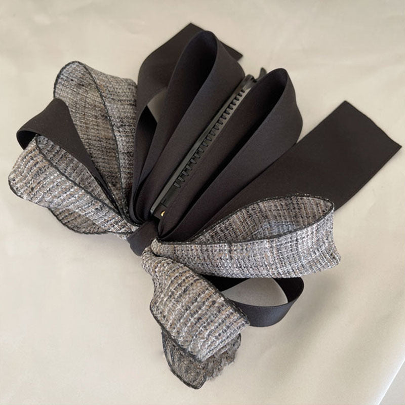 Wholesale Bow Tie Extra Large Satin Hair Clips