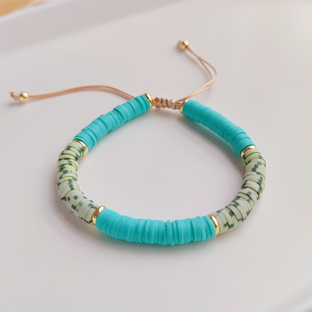 Wholesale Vintage Soft Clay Pearls Bracelet