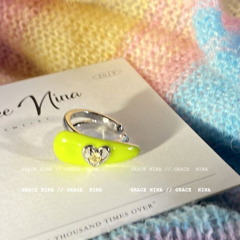 Wholesale Dopamine colorful beaded earrings