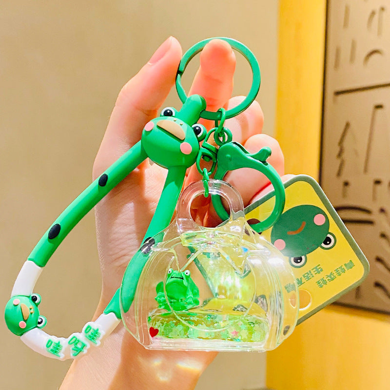 Wholesale Cartoon Frog Acrylic Keychains