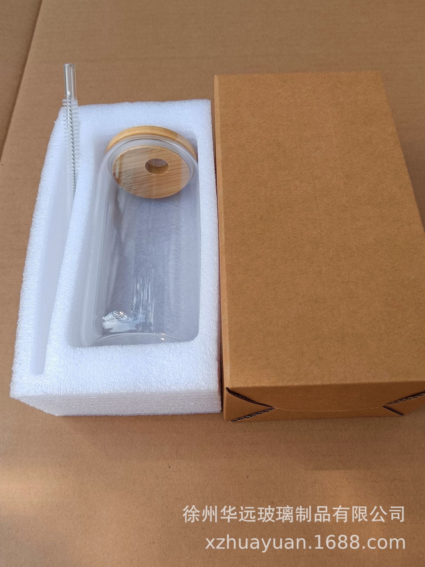 Wholesale 16oz high borosilicate heat-resistant glass cup