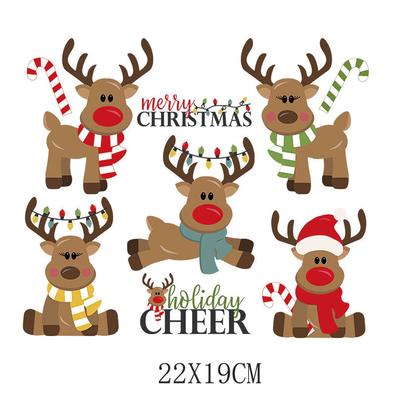 Wholesale Christmas Cartoon Heat Transfer Patterns  UV DTF Ready to Press Transfers Wraps