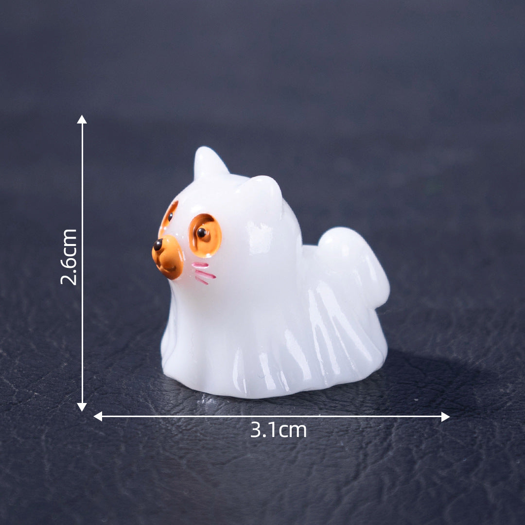 Wholesale  Glow-in-the-Dark Puppy Ghost Doll DIY Decoration Accessory