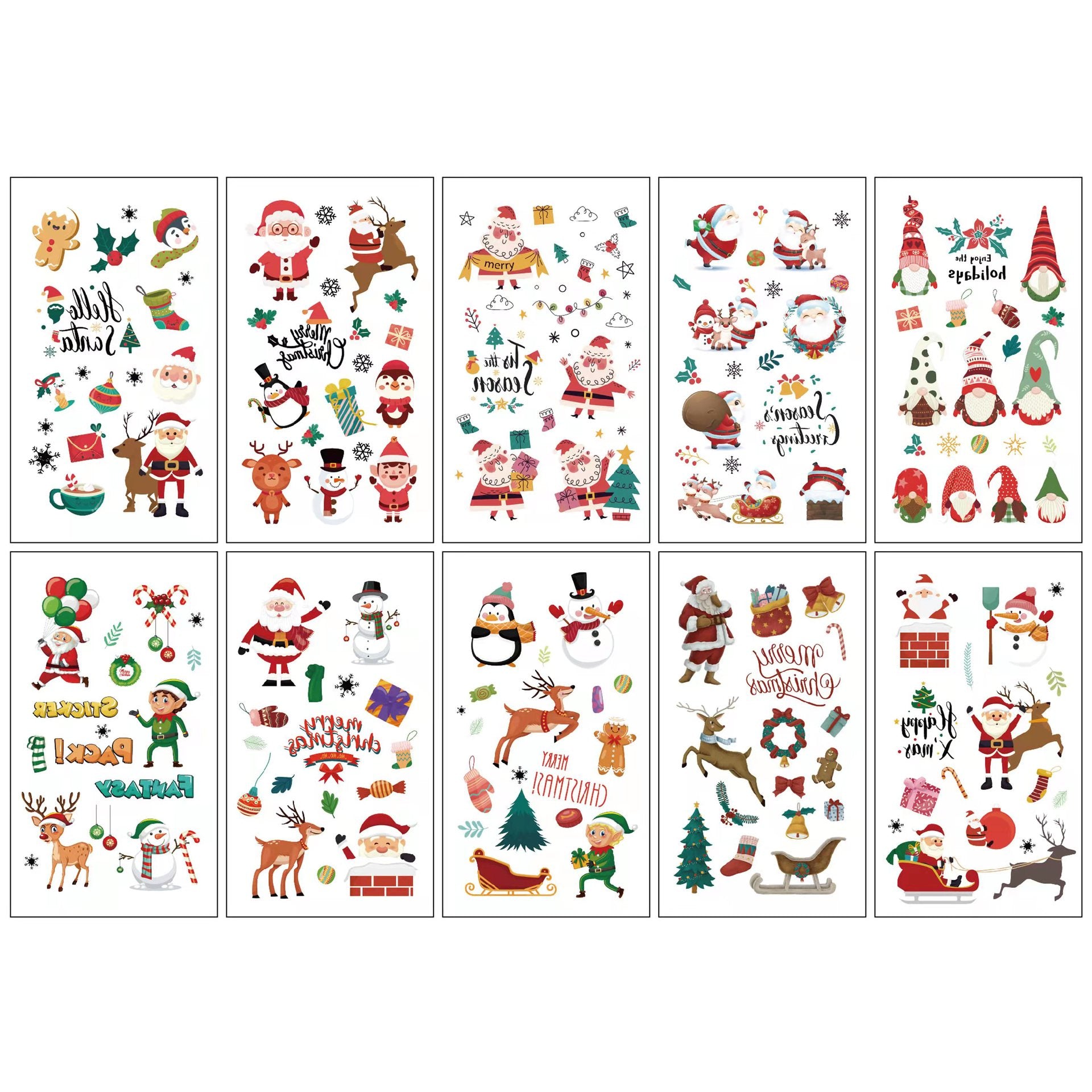 Wholesale 10pcs/sheet Children's cartoon little monster cute tattoo sticker