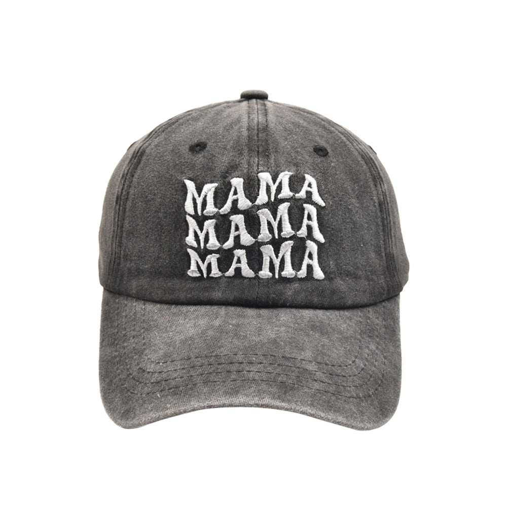 Wholesale MAMA Embroidered Cotton Baseball Cap