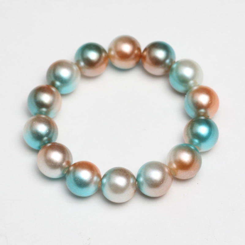 Wholesale Multicolored Pearl Children Beaded Bracelet