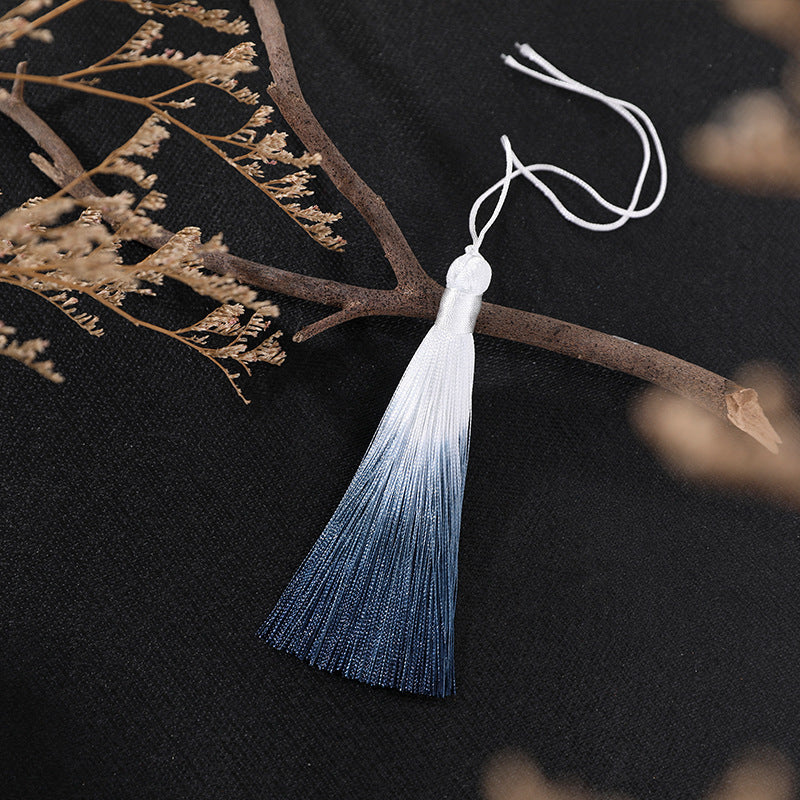 Wholesale 10pcs 10CM Gradient Tassel Ear Pendant Accessories