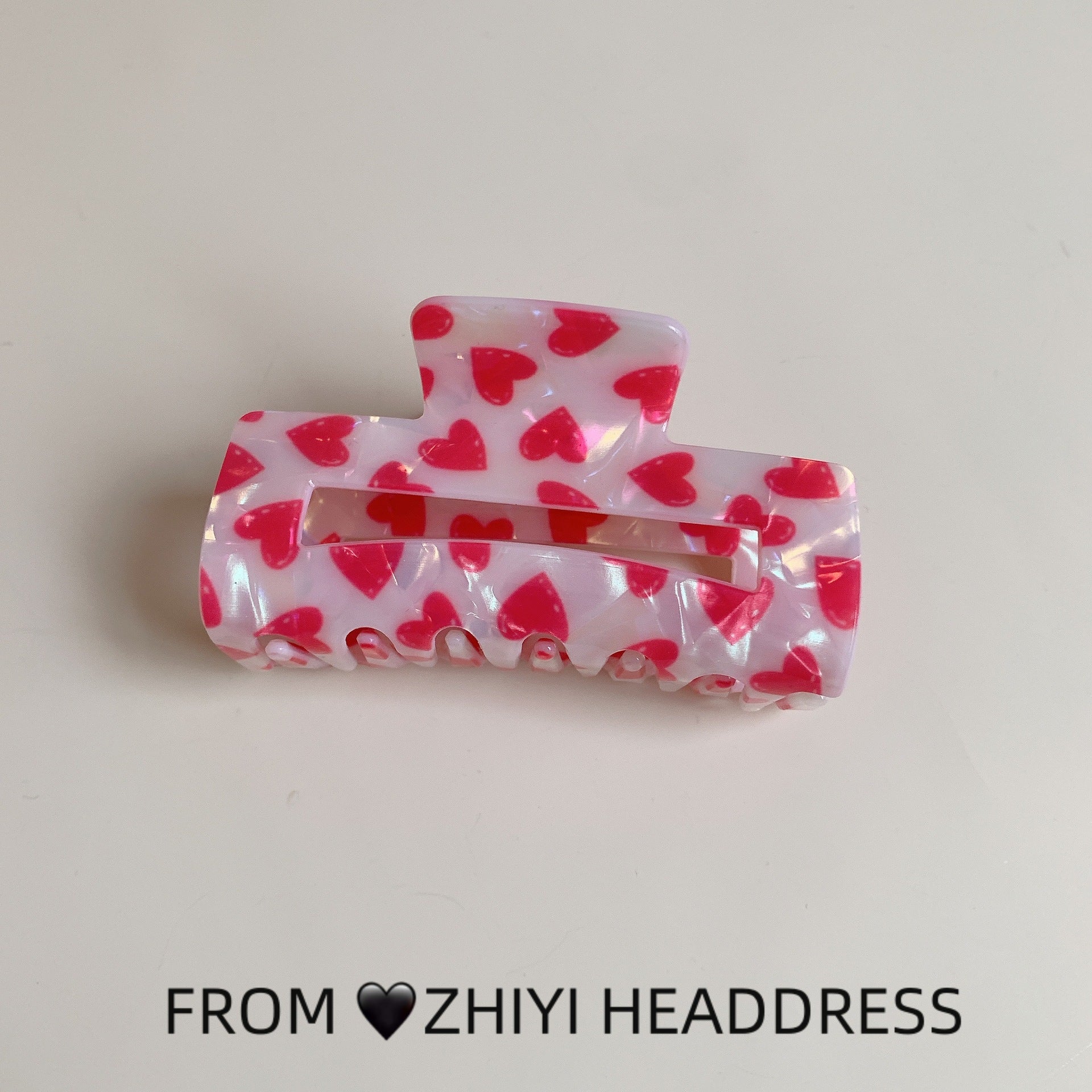 Wholesale Love Cupid Rose New Shark Clip Valentine's Day Large Rectangular Grab Hairpin