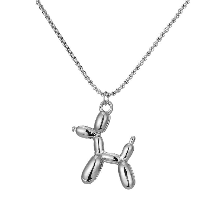 Wholesale Balloon Puppy Necklace Sweater Chain
