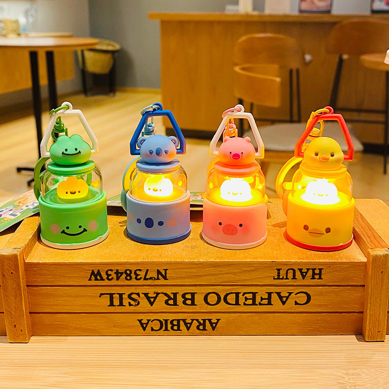 Wholesale Creative Cartoon Outdoor Camping Lamp Acrylic Keychain