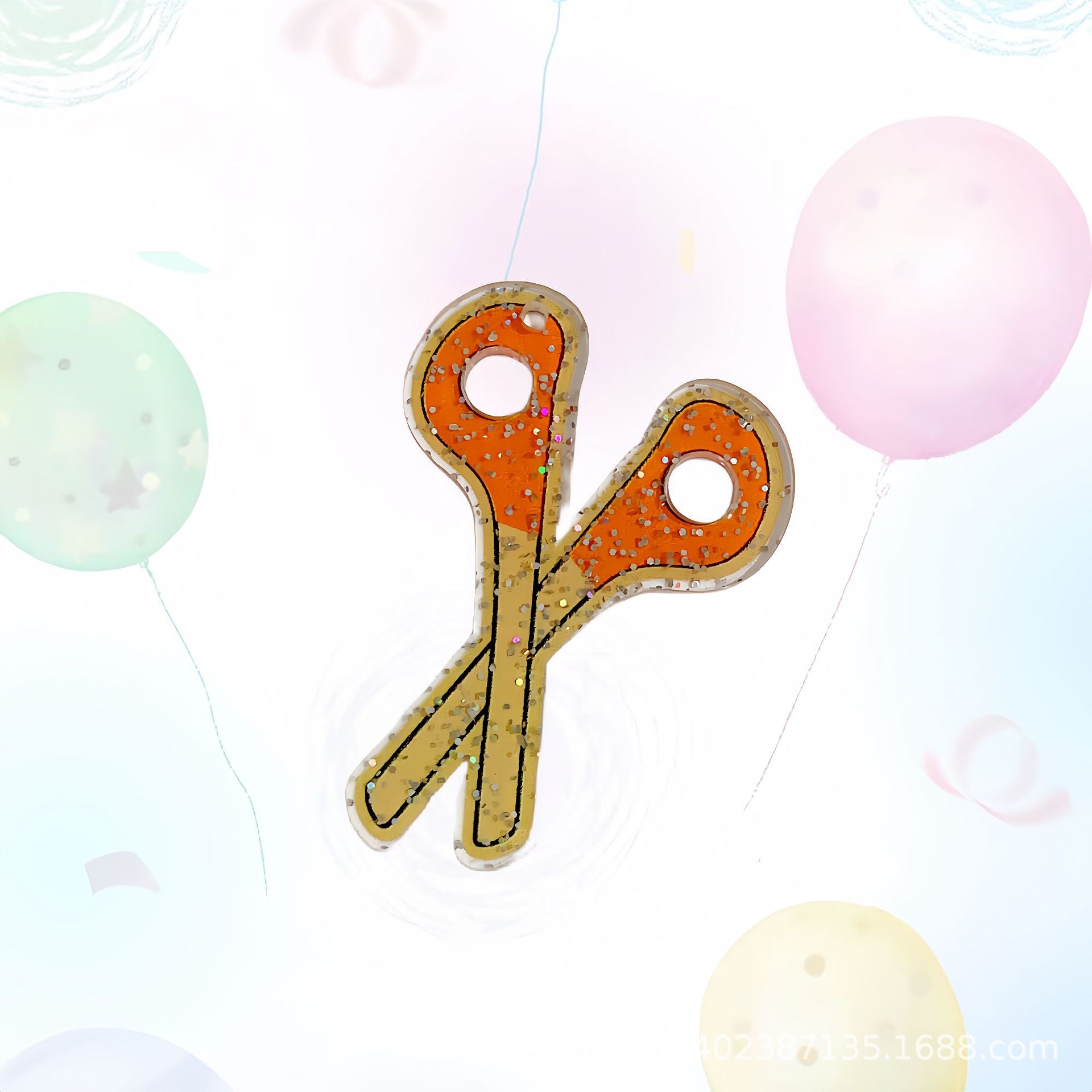 Wholesale 30pcs Acrylic Glitter Campus Style Graduation Season Accessories DIY Materials