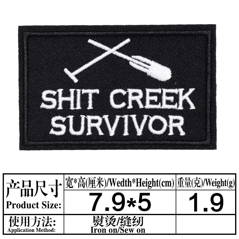 Wholesale Black English Letter Embroidered Patches 20 Pack DIY Clothing Badges For Shoes Hats Fashion Decorative Accessory For Everyday Use