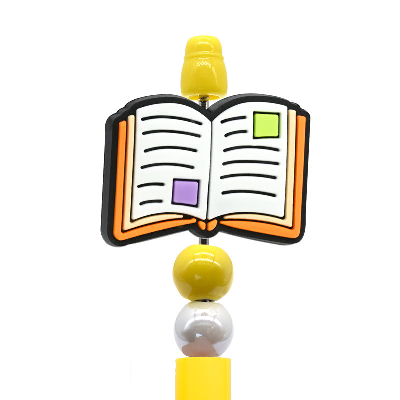 Wholesale Random 100pcs Cartoon School Series Focal Beads