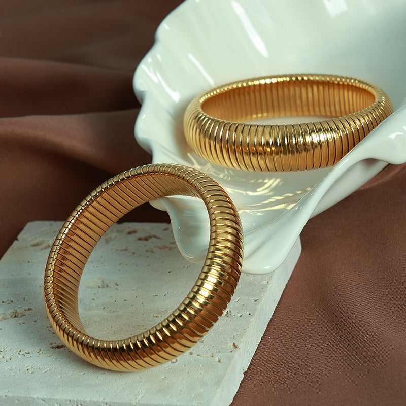 Wholesale Titanium Steel Elastic Stainless Steel Bracelet