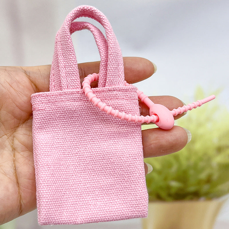 Wholesale Mini Storage 7cm Cloth Bag Doll Accessories