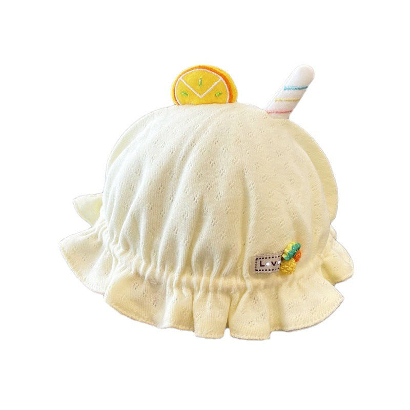 Wholesale Cotton Kids Summer Thin Mesh Bucket Hat