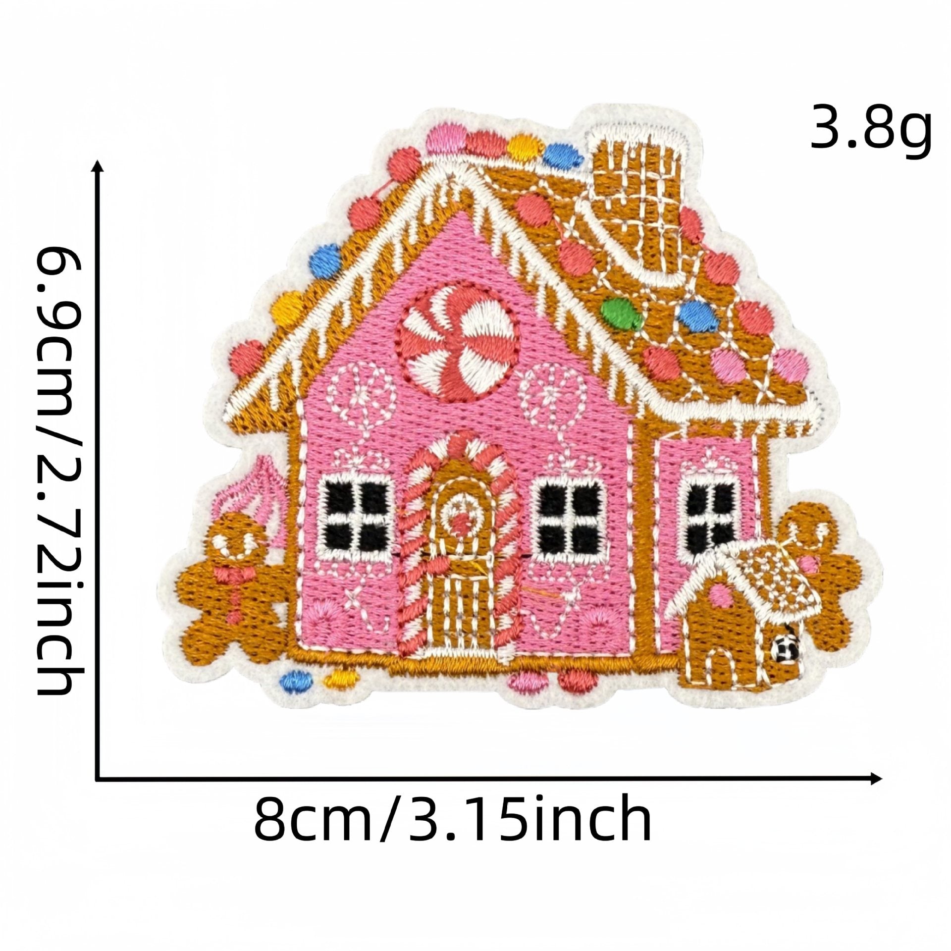 Wholesale Pink Cartoon Christmas Embroidery DIY Patches