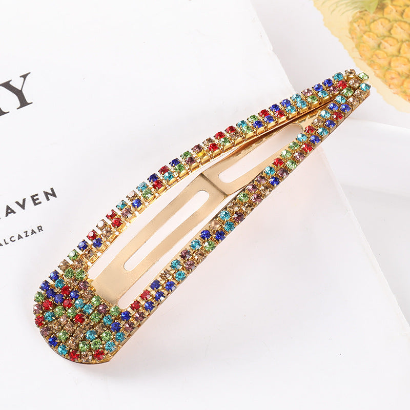Wholesale Diamond Inlaid BB Alloy Hair Clips