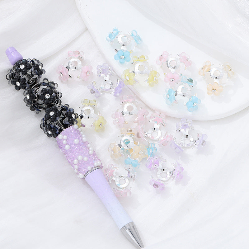 Wholesale 10pcs Five pointed star flower tray Beads