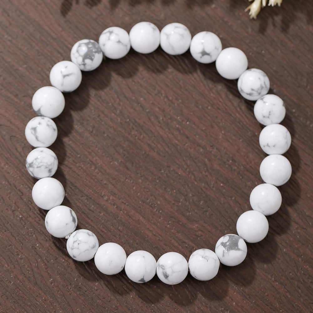 Wholesale Retro ethnic style beaded tiger eye rose quartz black agate bracelet